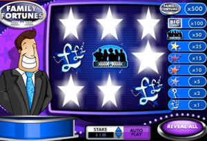 Family Fortunes scratchcard