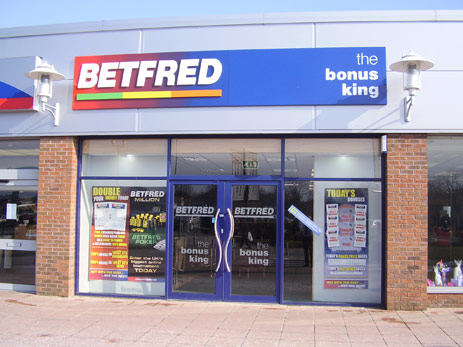 Betfred Shop in the Brichwood in the UK