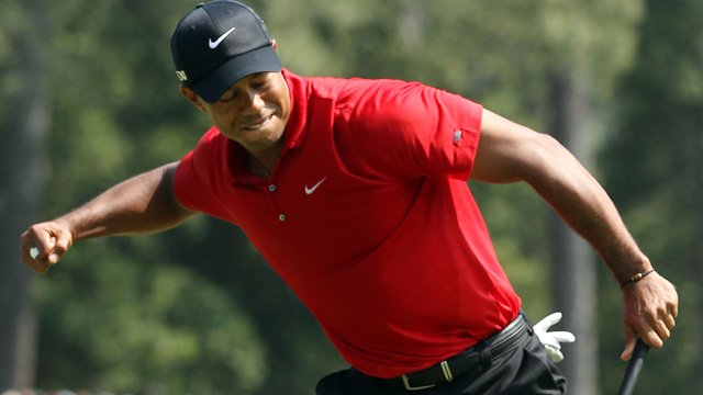 Tiger Woods FistPumping