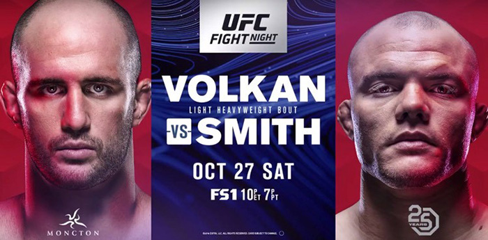 UFC Fight Night 138 Volkan Oezdemir vs. Anthony Smith