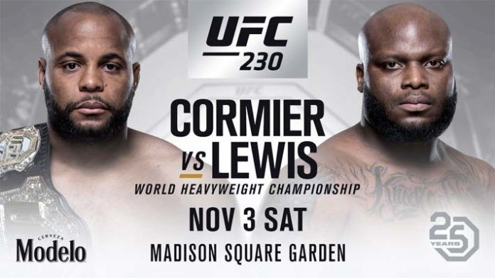 UFC 230: Daniel Cormier vs. Derrick Lewis 