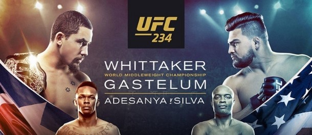 UFC 234: Robert Whittaker vs. Kelvin Gastelum 